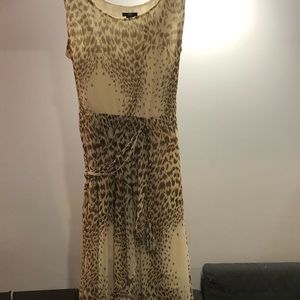 High-Low Animal Print Dress